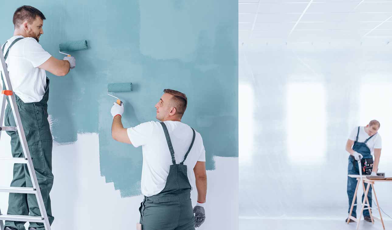 pro living room painting service